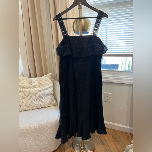 J.Crew Black Dress with lace | Size 12T - Picture 4 of 8